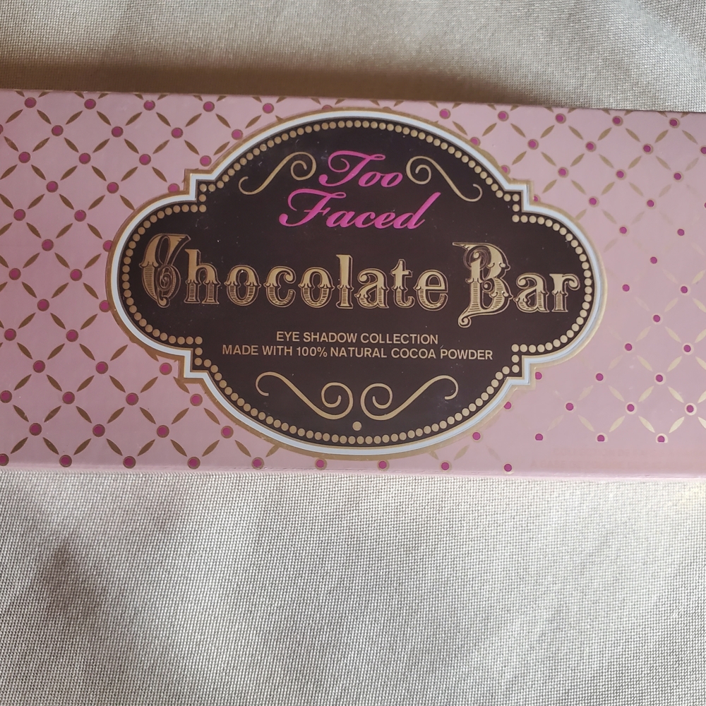 Too Faced Chocolate Bar Eyeshadow Palette with Gold and Purple Hues